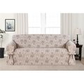Madison Industries Madison CHAT-SO-TP Kathy Ireland Chateau Sofa Slipcover; Taupe CHAT-SO-TP